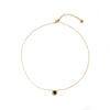 Titanium Steel Geometric High Sense Niche Square Zircon Electroplated Women's Clavicle Chain