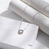 Titanium Steel Geometric High Sense Niche Square Zircon Electroplated Women's Clavicle Chain