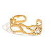 Titanium Steel Geometric Hollow Electroplated Bracelet