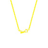 Titanium Steel Geometric Inlaid Zircon Mixed Gem Inlay Light Luxury Style Women's Meteor Necklace