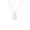Titanium Steel Geometric Inlaid Zircon Women's Necklace