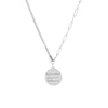 Titanium Steel Geometric Irregular Letter Hollow Necklace Hip Hop Trendy Box Chain Jewelry Polishing Design