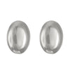 Titanium Steel Geometric Irregular Square Concave Ear Studs With Hammer Pattern And Electroplating For Women