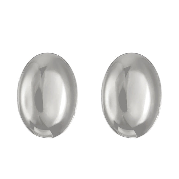 Titanium Steel Geometric Irregular Square Concave Ear Studs With Hammer Pattern And Electroplating For Women