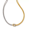 Titanium Steel Geometric Knot Chain Necklace And Herringbone Bracelet Handmade Electroplated For Women
