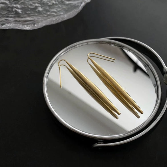 Titanium Steel Geometric Light Luxury Electroplated Women's Earrings