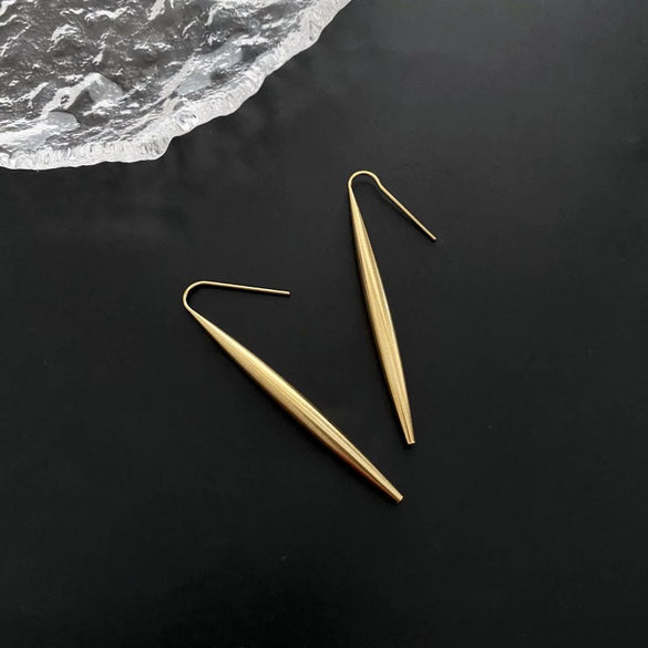 Titanium Steel Geometric Light Luxury Electroplated Women's Earrings