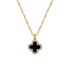 Titanium Steel Geometric Light Luxury Microinlaid Electroplating Women's Necklace Earrings Set