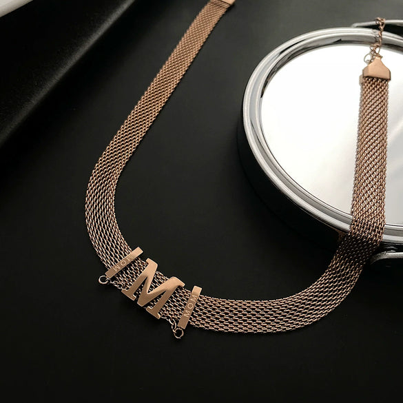 Titanium Steel Geometric Light Luxury Women's Necklace