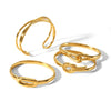 Titanium Steel Geometric Lines Electroplated Ladies Bracelet