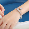 316L Stainless Steel Geometric Magnetic Pendant Bracelet Jewelry Electroplated For Women