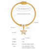 316L Stainless Steel Geometric Magnetic Pendant Bracelet Jewelry Electroplated For Women