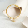 316L Stainless Steel Geometric Magnetic Pendant Bracelet Jewelry Electroplated For Women