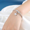 316L Stainless Steel Geometric Magnetic Pendant Bracelet Jewelry Electroplated For Women