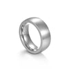 Titanium Steel Geometric Men's And Unisex Ring With Brushed Matte Finish And Electroplating