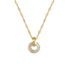 Titanium Steel Geometric Microinlaid Light Luxury Women's Ring Necklace Earrings Set With Electroplating