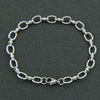 Titanium Steel Geometric Ochain Necklace Pendant For Men And Women With Simple Stitching