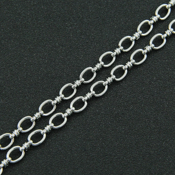 Titanium Steel Geometric Ochain Necklace Pendant For Men And Women With Simple Stitching