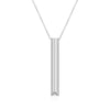 Titanium Steel Geometric Pendant Necklace Electroplated Minimalist Style For Women