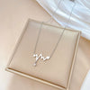 Titanium Steel Geometric Picture Style Electroplated Cartoon Necklace For Unisex
