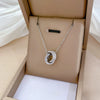 Titanium Steel Geometric Planet Necklace With Electroplating For Unisex