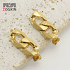 316L Stainless Steel Geometric Plated 18K Gold Irregular Earrings For Women