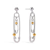 Titanium Steel Geometric Retro Earrings Women's Light Luxury Highend Jewelry
