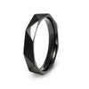 Titanium Steel Geometric Ring And Bracelet For Women With Electroplating
