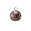 Titanium Steel Geometric Round Fish Scale Jewelry Accessories Pendant
