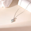 Titanium Steel Geometric Snake Head Electroplated Necklace For Women