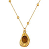 Titanium Steel Geometric Specialshaped Electroplated Clavicle Necklace For Women