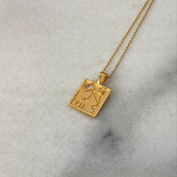 Titanium Steel Geometric Square Plate Multipendant Necklace With Electroplating