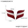 316L Stainless Steel Geometric Square Wings Shaped Earrings Electroplated 18K Gold Light Luxury Fashion