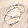 316L Stainless Steel Geometric Style Diamond Buckle Bracelet With Electroplating Jewelry