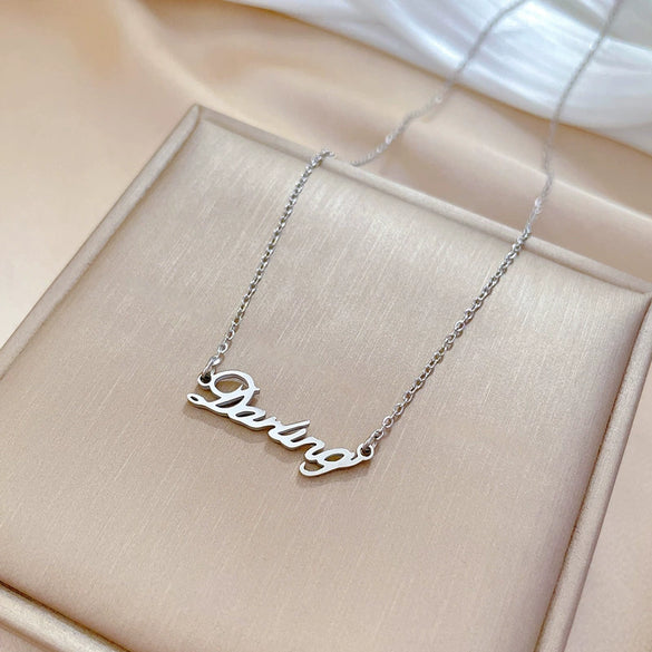 Titanium Steel Geometric Style Electroplated Necklace Unisex Accessories