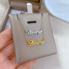 Titanium Steel Geometric Style Electroplated Necklace Unisex Accessories