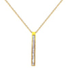 Titanium Steel Geometric Style Electroplated Necklace Unisex