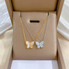 Titanium Steel Geometric Style Electroplated Necklace