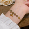 Titanium Steel Geometric Style Electroplated Unisex Bracelet