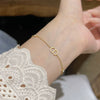 Titanium Steel Geometric Style Electroplated Unisex Bracelet