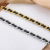 Titanium Steel Geometric Style Electroplated Women's Small Gold Ball Bracelet Jewelry