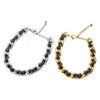 Titanium Steel Geometric Style Electroplated Women's Small Gold Ball Bracelet Jewelry