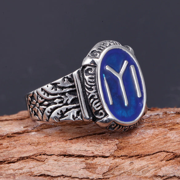 Titanium Steel Geometric Style Polishing Sports Ring For Men And Unisex