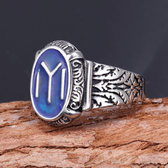 Titanium Steel Geometric Style Polishing Sports Ring For Men And Unisex