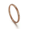 Titanium Steel Geometric Thin Ring For Women Light Luxury Simple Design With Electroplating