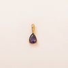 Titanium Steel Geometric Twelve Birthstone Necklace With Electroplating And O Word Chain