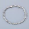 Titanium Steel Geometric Twist Chain Bracelet Electroplated Unisex