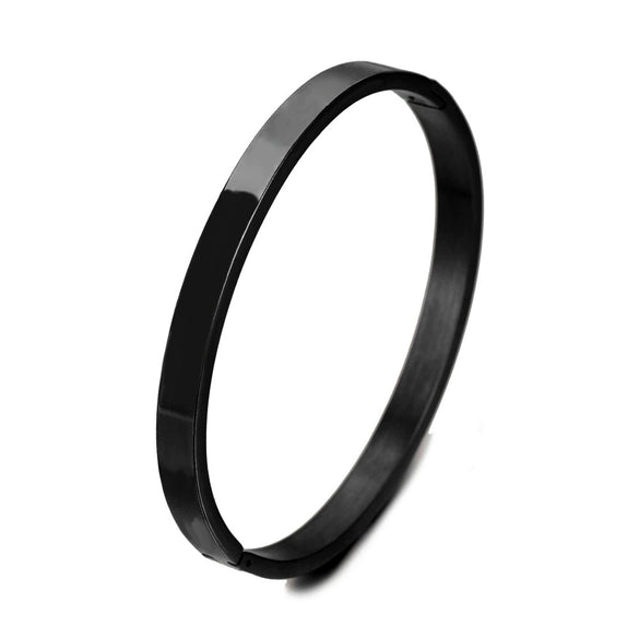Titanium Steel Geometric Unisex Opening Bracelet Jewelry That Does Not Fade