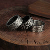 Titanium Steel Geometric Unisex Ring With Electroplating Simple And Crack Design Does Not Fade