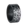 Titanium Steel Geometric Unisex Ring With Electroplating Simple And Crack Design Does Not Fade